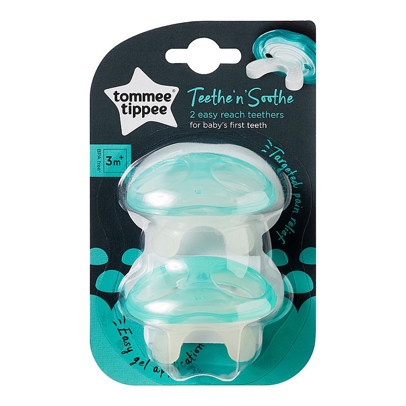 Tommee Tippee Гризалка Етап 1 3m+ 2бр./оп. Tommee Tippee Гризалка Етап 1 3m+ 2бр./оп.